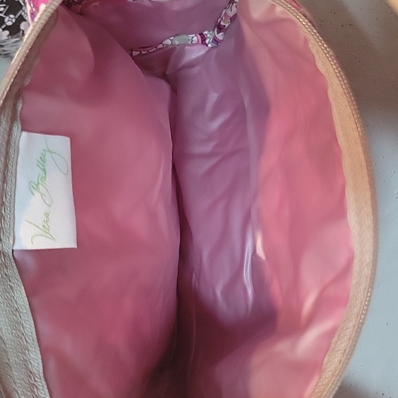 Vera Bradley Cosmetic Bag - Pink Floral - Picture 7 of 7